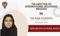 The Director of International Relations’ Message to The New International Students